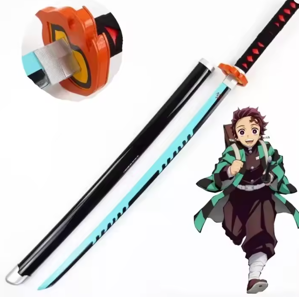 Katana Demon Slayer - 104cm Kimetsu No Yaiba Bois/ABS