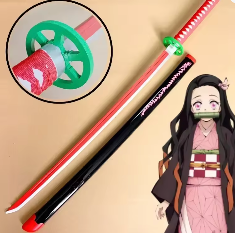 Katana Demon Slayer - 104cm Kimetsu No Yaiba Bois/ABS