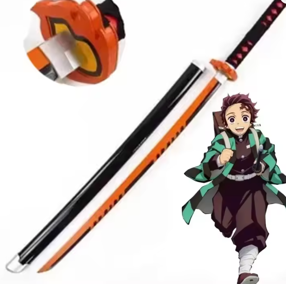 Katana Demon Slayer - 104cm Kimetsu No Yaiba Bois/ABS
