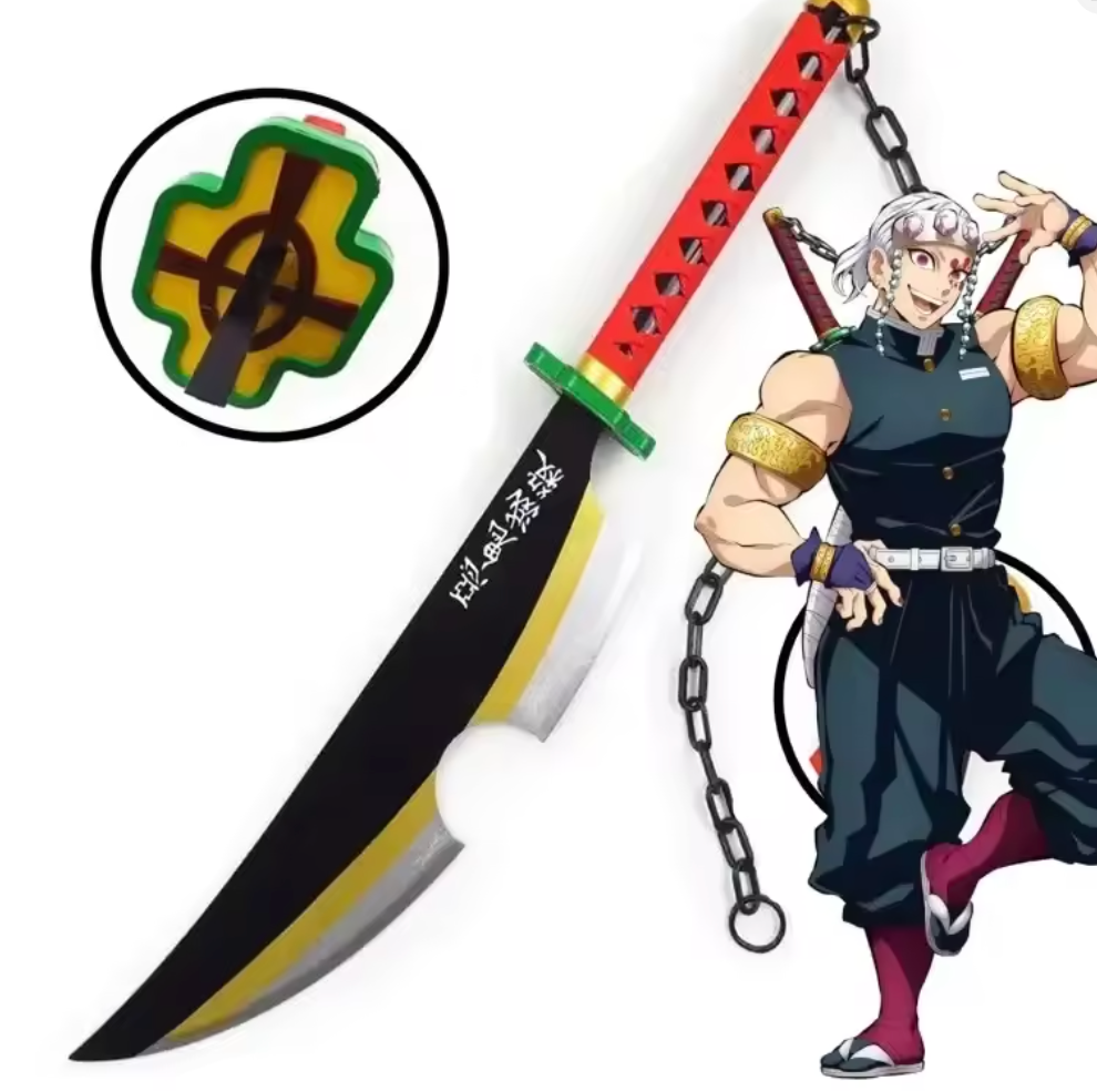 Katana Demon Slayer - 104cm Kimetsu No Yaiba Bois/ABS