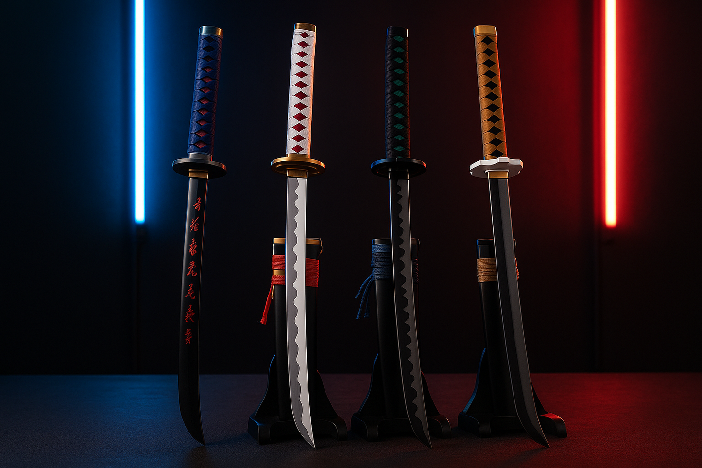 Katana Demon Slayer - 104cm Kimetsu No Yaiba Bois/ABS
