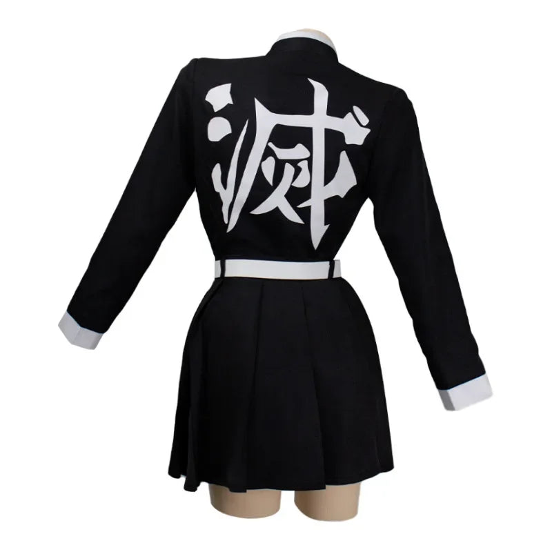 Cosplay Demon Slayer – Mitsuri Kanroji + Perruque & Accessoires