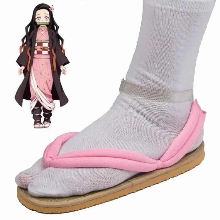 Chaussures de Cosplay Demon Slayer – Sandales traditionnelles japonaises