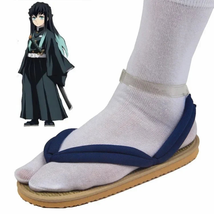 Chaussures de Cosplay Demon Slayer – Sandales traditionnelles japonaises