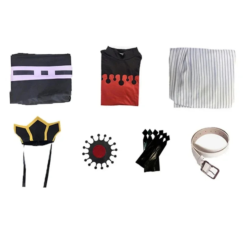 Cosplay Demon Slayer – Costume complet de Dôma + Perruque & Accessoires