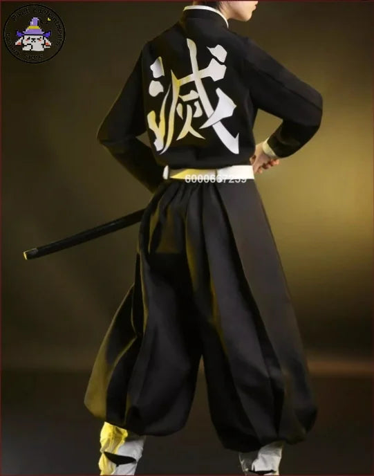 Cosplay Demon Slayer – Giyu Tomioka + Perruque
