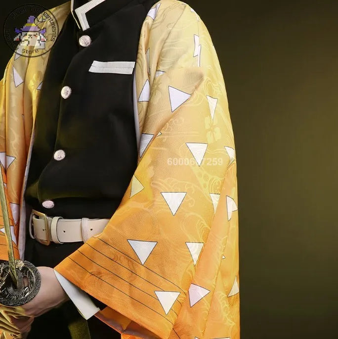 Cosplay Demon Slayer – Zenitsu Agatsuma + Perruque
