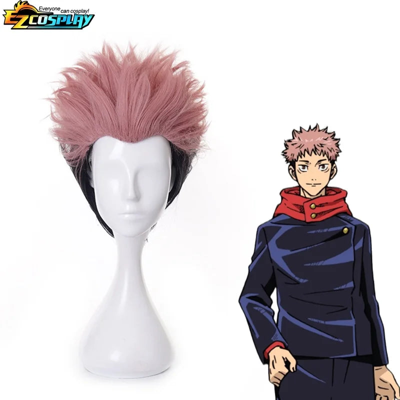Cosplay Jujutsu Kaisen – Costume complet d’Itadori Yuji + Perruque