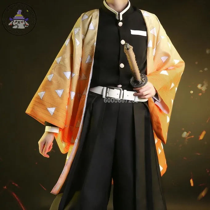 Cosplay Demon Slayer – Zenitsu Agatsuma + Perruque