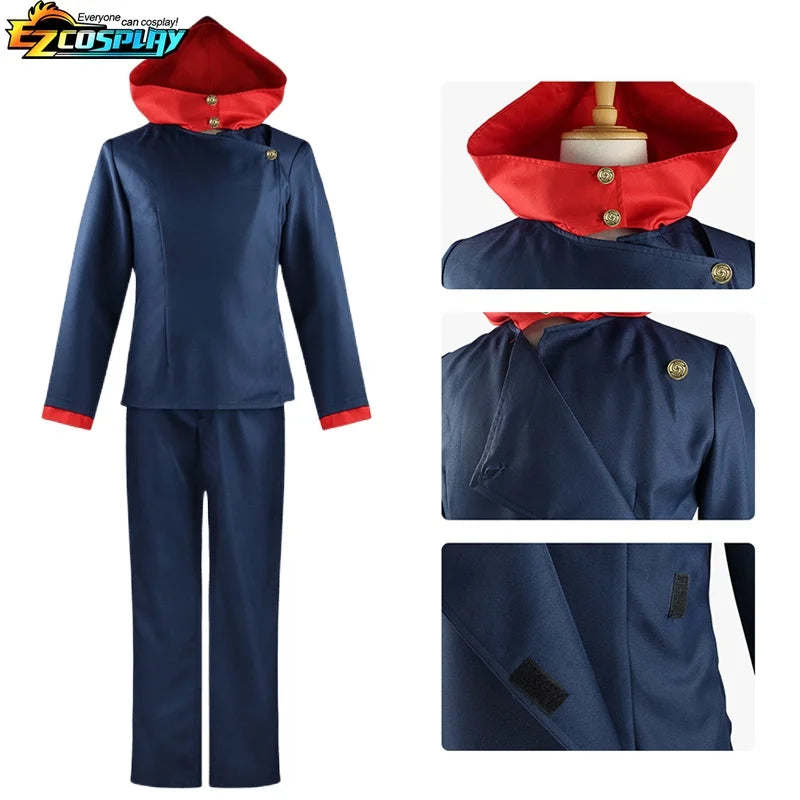 Cosplay Jujutsu Kaisen – Costume complet d’Itadori Yuji + Perruque