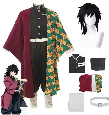 Cosplay Demon Slayer – Giyu Tomioka + Perruque