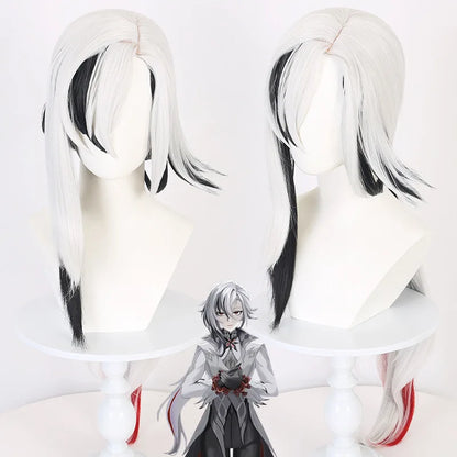 Cosplay Genshin Impact – Costume complet Fatui Harbinger + Perruque & Accessoires