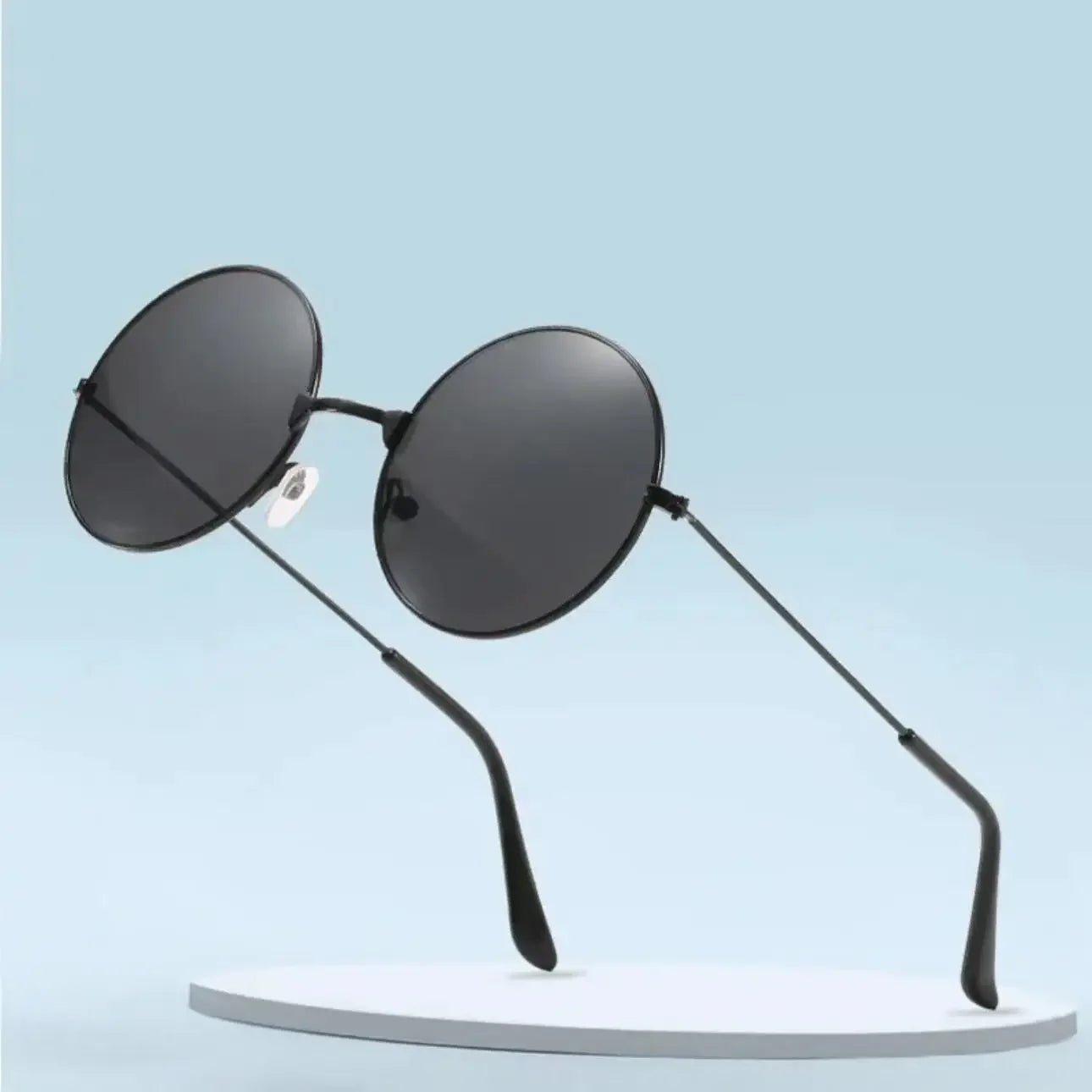Lunettes de soleil rondes noires – Cosplay Satoru Gojo (Jujutsu Kaisen)