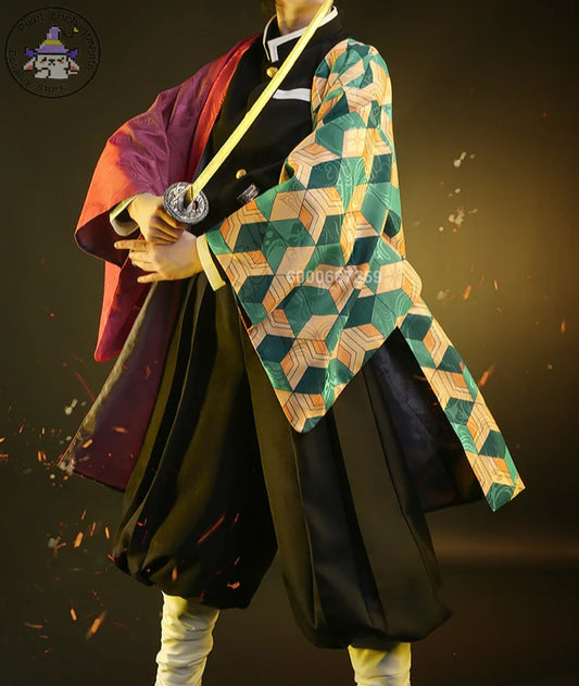 Cosplay Demon Slayer – Giyu Tomioka + Perruque