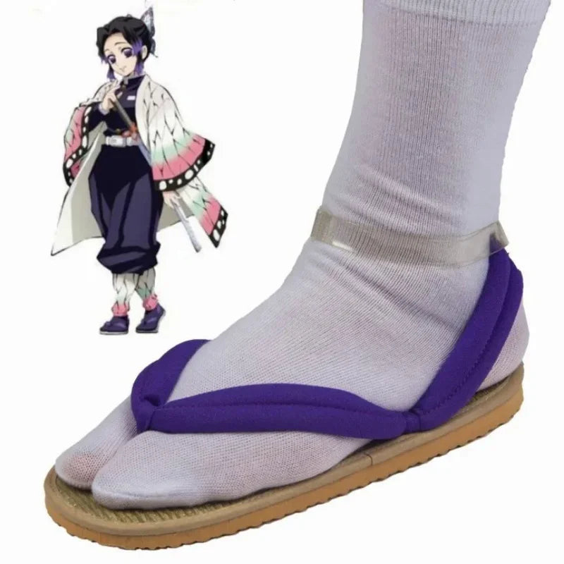 Chaussures de Cosplay Demon Slayer – Sandales traditionnelles japonaises