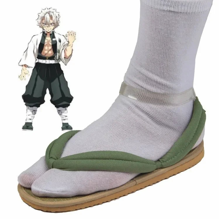 Chaussures de Cosplay Demon Slayer – Sandales traditionnelles japonaises