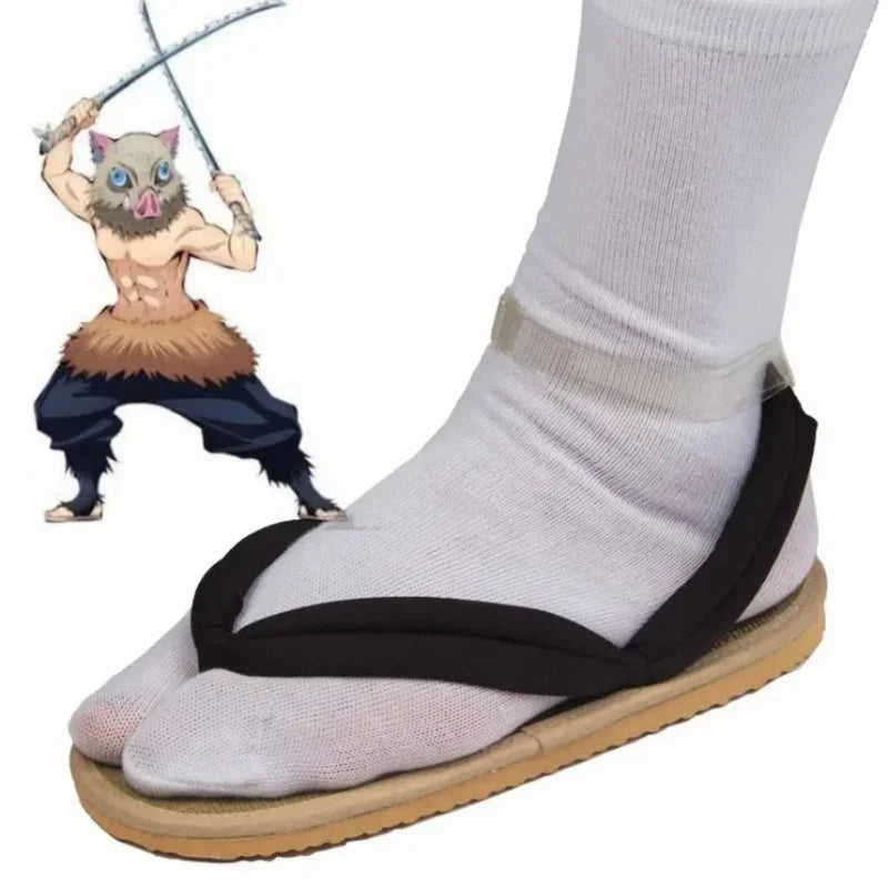Chaussures de Cosplay Demon Slayer – Sandales traditionnelles japonaises
