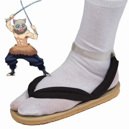 Chaussures de Cosplay Demon Slayer – Sandales traditionnelles japonaises