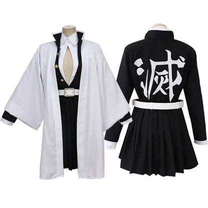 Cosplay Demon Slayer – Mitsuri Kanroji + Perruque & Accessoires