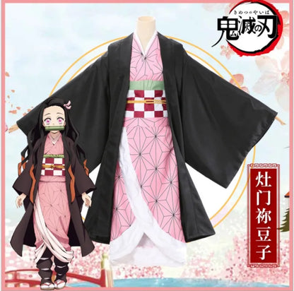 Cosplay Demon Slayer – Kamado Nezuko + Perruque & Accessoires