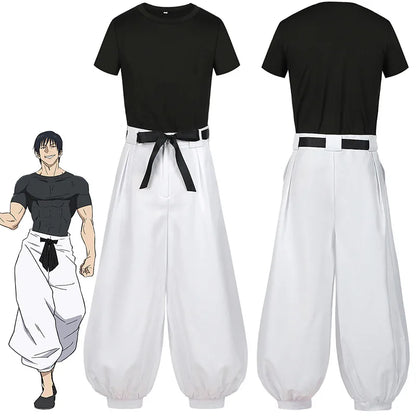 Cosplay Jujutsu Kaisen – Costume complet de Fushiguro Toji + Perruque