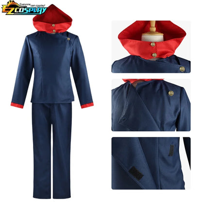 Cosplay Jujutsu Kaisen – Costume complet d’Itadori Yuji + Perruque
