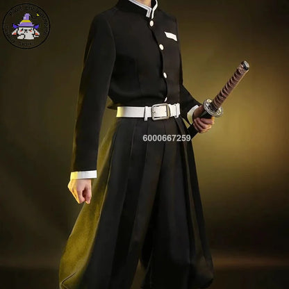 Cosplay Demon Slayer – Obanai Iguro + Perruque & Accessoires